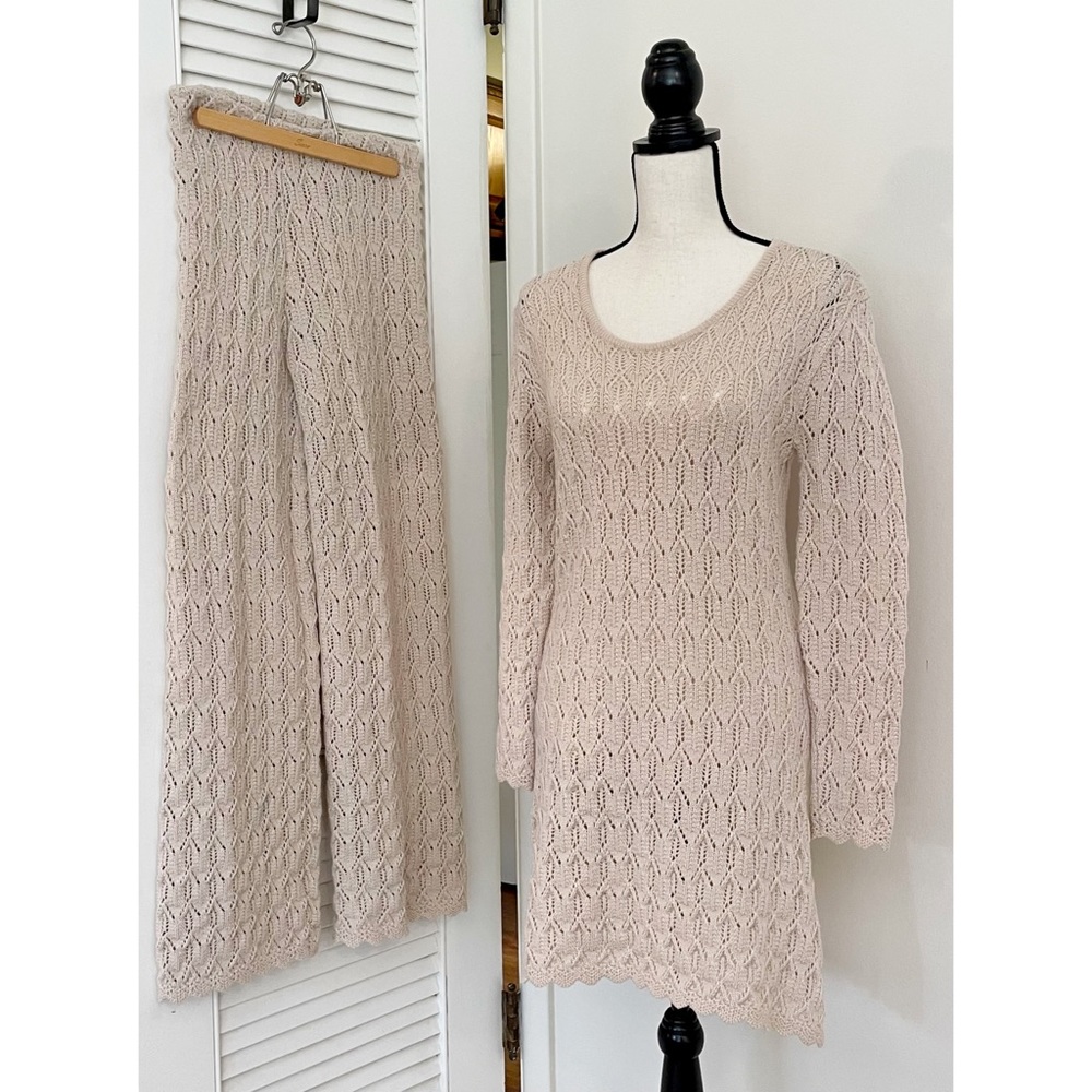 Vintage 70s Crochet Two Piece Set - Picture 5 of 10